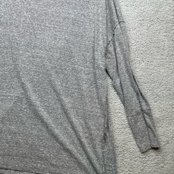 We The Free Womens Long Sleeve Cowl Neck High Low Side Split Casual Shirt Sz m - Picture 4 of 7